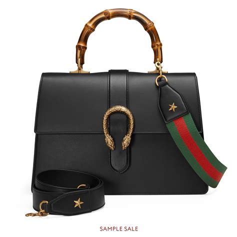 gucci dionysus medium leather top-handle bag